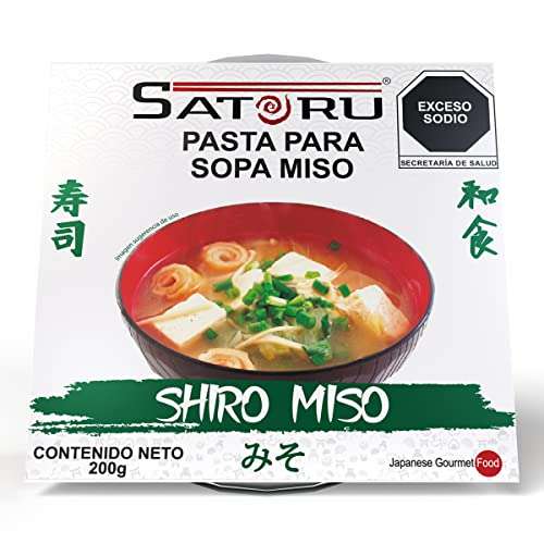 Amazon, Satoru Pasta para hacer Sopa Miso blanco, 200 gramos - envío gratis con prime