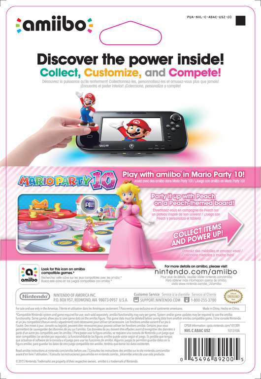 Amiibo: Peach Super Mario Series Nintendo Switch