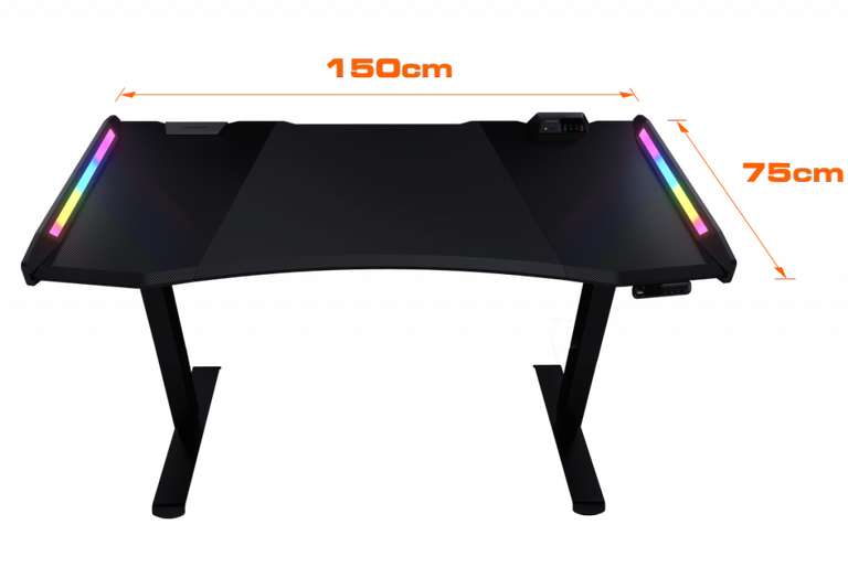 Amazon: Escritorio elevable, "Standing desk", E-Mars hasta 115cm no es el de 85cm (CUPON BANCARIO AMZ MX)
