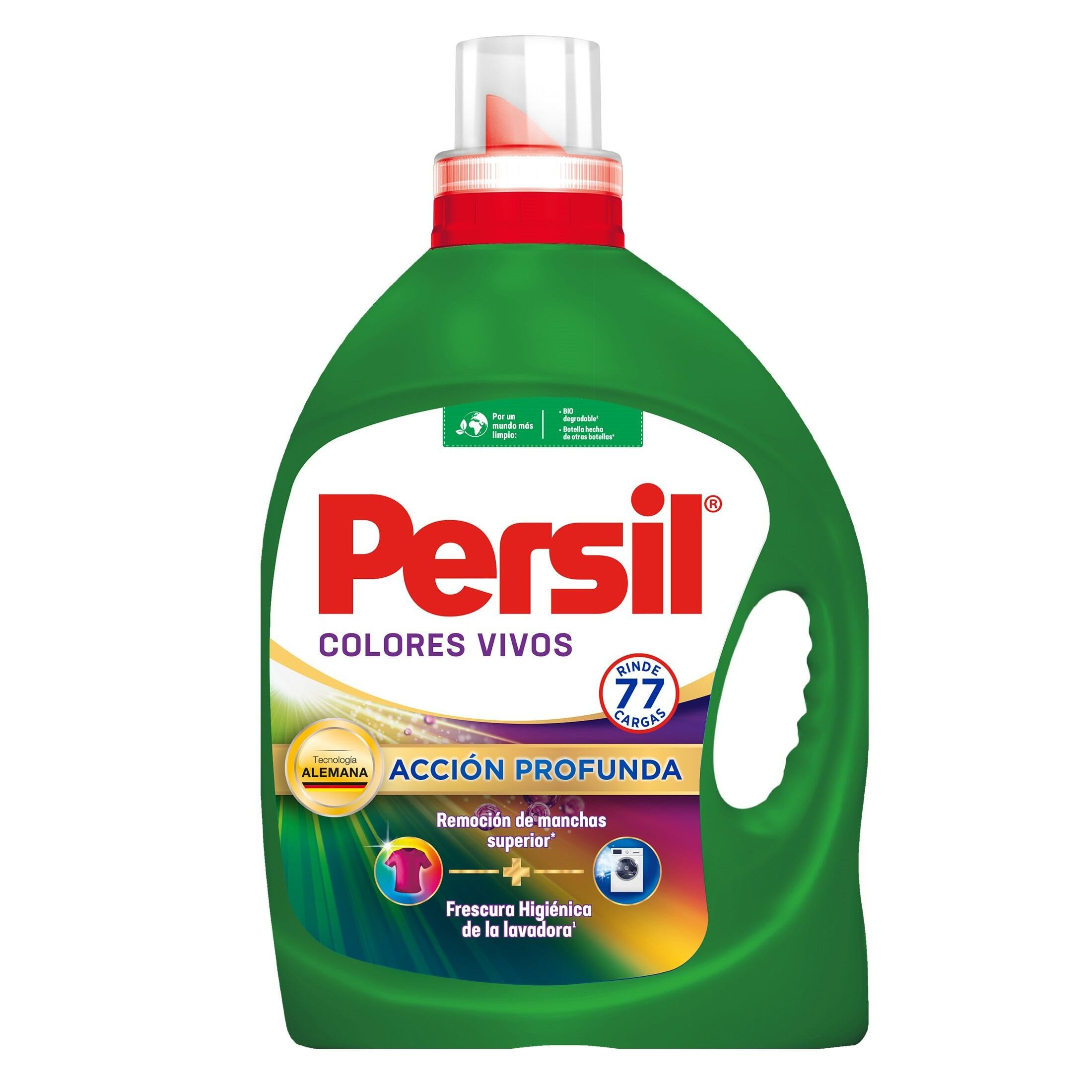 Amazon: Persil - Detergente Gel Colores Vivos 4.65L Jabón Líquido para Ropa Acción Profunda