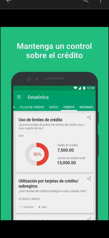 google play: Wallet app para control financiero descuento 83% de por vida