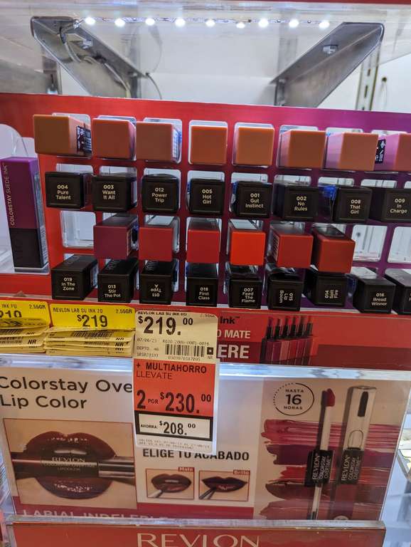 Walmart: Tintes, labiales, polvos, shampoos, y otras cosas al 2x1
