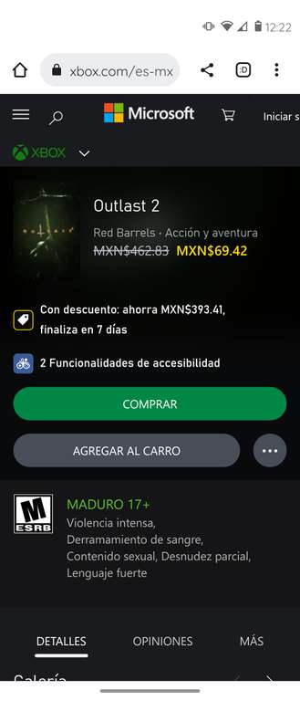 Outlast 2 (Xbox) 69$