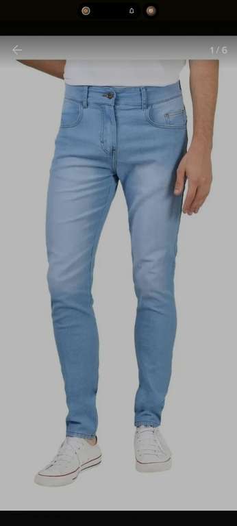 Mercado Libre: Denim Jeans casual para caballero