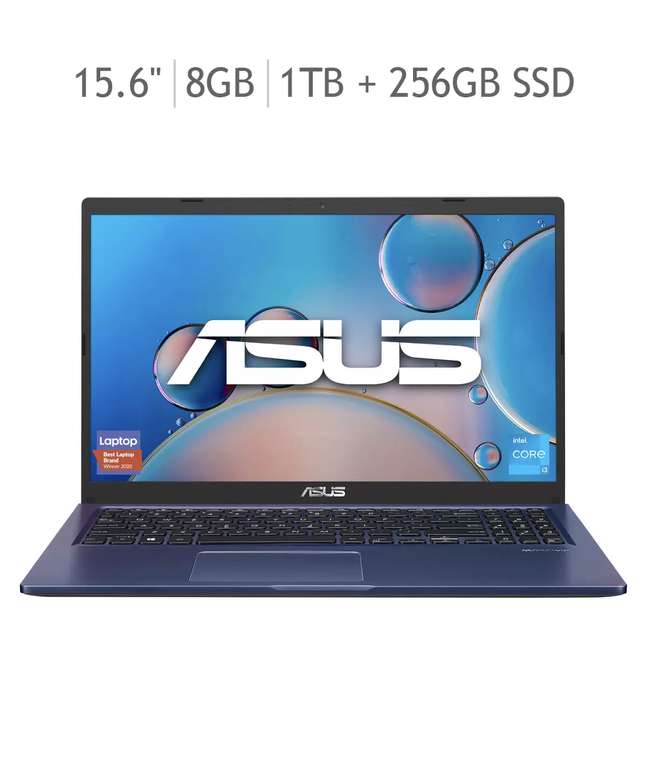 Costco: Laptop Asus Vivobook 15.6" Intel Core i3-1115G4 8GB, 1TB+256SSD 11GEN