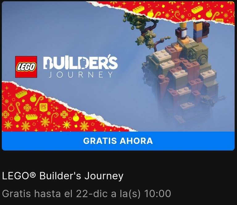 Epic Games Store: Lego Builder's Journey [Gratis]