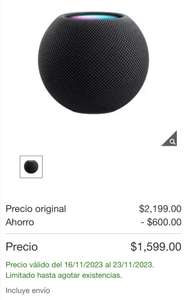 Costco: Apple HomePod mini, gris espacial