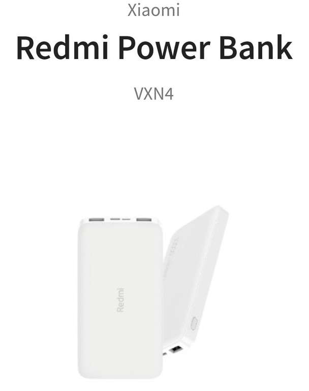 Telcel Redmi Power Bank 10000