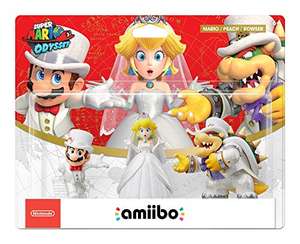 Amazon: Nintendo - Amiibo Mario Peach & Bowser - Wedding Edition - Paquete de 3 Amiibo