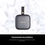 Amazon: Harman Kardon Neo, Bocina Portátil Bluetooth, 3 W de Potencia, Reproducción 10 Horas, Resistente al Agua IPX7 - Gris