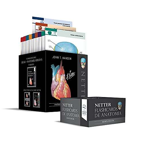 Amazon: Pack Netter. Flashcards de anatomía 5to Edición en descuento