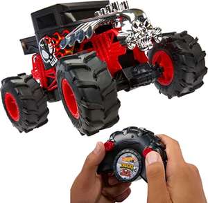 Amazon: Hot Wheels Radio Control Monster Trucks Bone Shaker 1:15 Vehículo de Juguete para niños