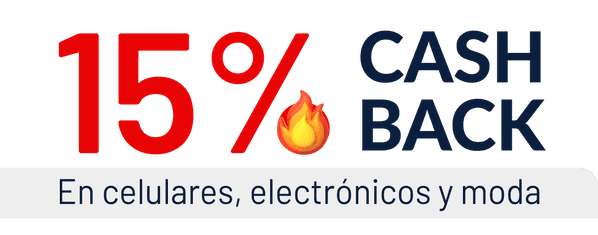 UnDosTres: 15% cashback en celulares, electrónicos y moda sin mínimo de compra ni límite de cashback