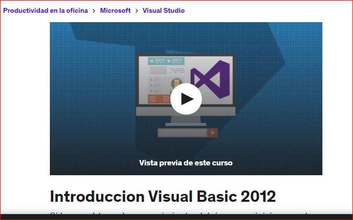 Udemy, Introduccion Visual Basic 2012 Tutorial Gratuito