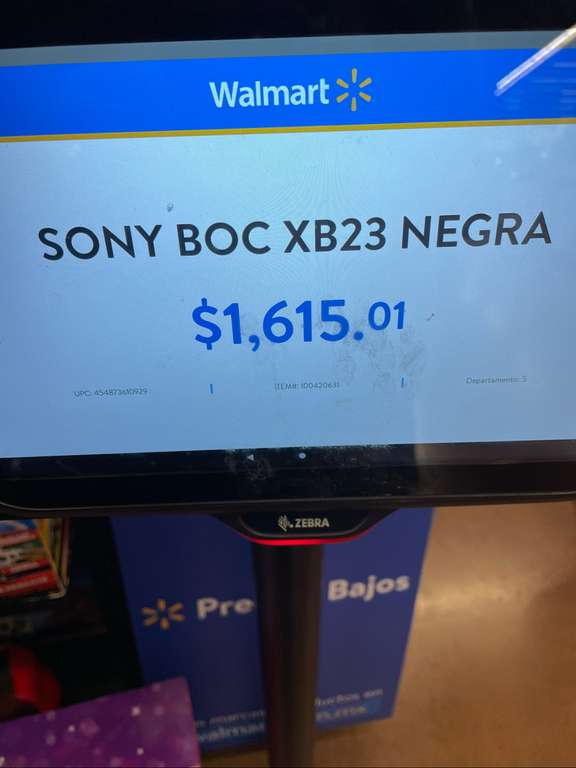 Walmart: Bocina Sony xb23