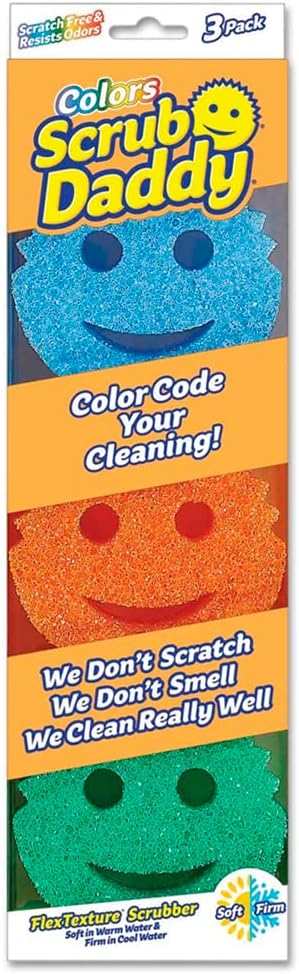 Amazon: Paquete de 3 Esponjas Scrub Daddy Colors