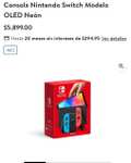 Walmart: Nintendo Switch con cupon de 10% BBVA O Banamex