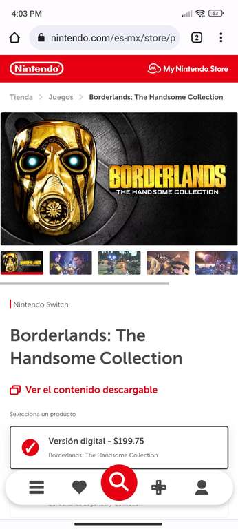 Nintendo eShop: Borderlands handsome collection