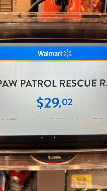 Walmart: juguete Paw Patrol rescue
