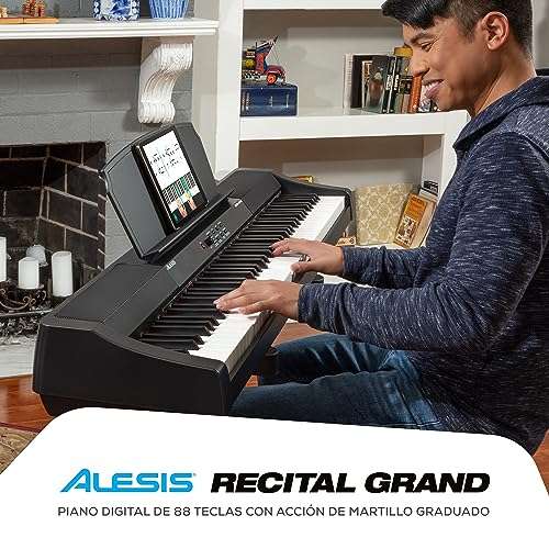 Amazon | Piano eléctrico Alesis Recital Grand 88 teclas
