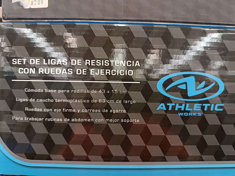 Walmart: Set Ligas De Resistencia + Ruedas De Ejercicio Athletic Work