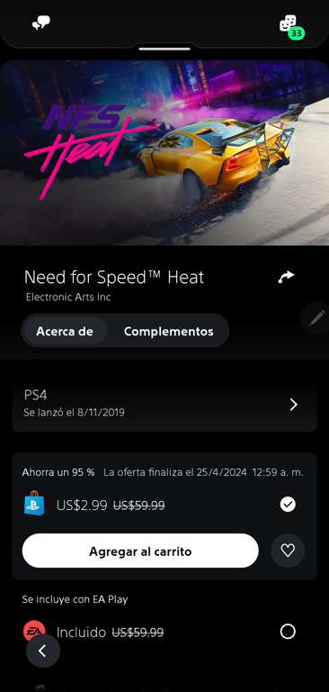 PlayStation Store: NFS Heat versión ps4 para PS4 Y 5