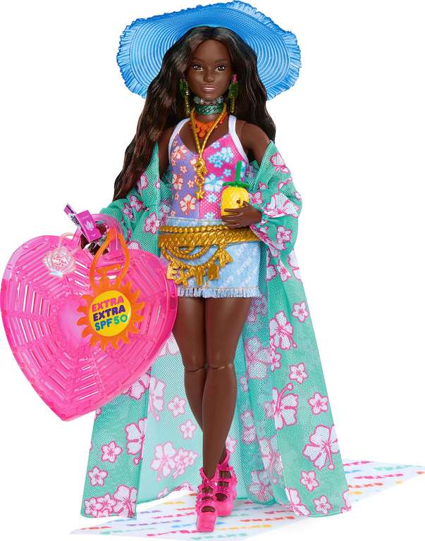 Amazon: Muñeca Barbie Colección Extra Fly Look de Playa (Precio Historico Más Bajo Según Keepa)