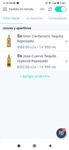 Chedraui y Rappi CDMX: Varios licores en oferta | Ejemplo: Tequila José Cuervo Especial 990 mL