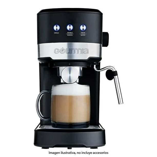 Walmart: Cafetera Espresso Gourmia 15 bares al 50%