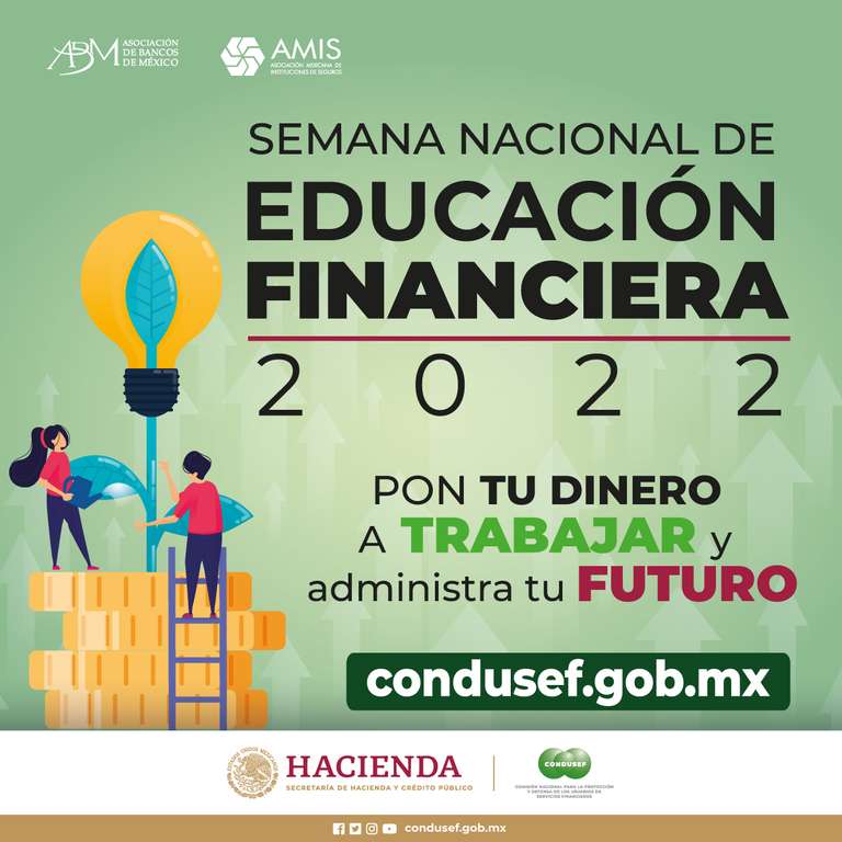 CONDUSEF: Semana Nacional de Educación Financiera 2022 (19 al 28 de octubre)