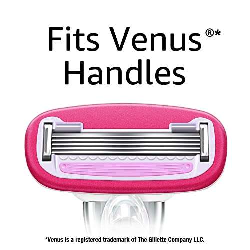 Amazon: amazonbasics Recambios de 5 cuchillas para mujer, se adapta a Venus (Gillette), 6 cartuchos de repuesto