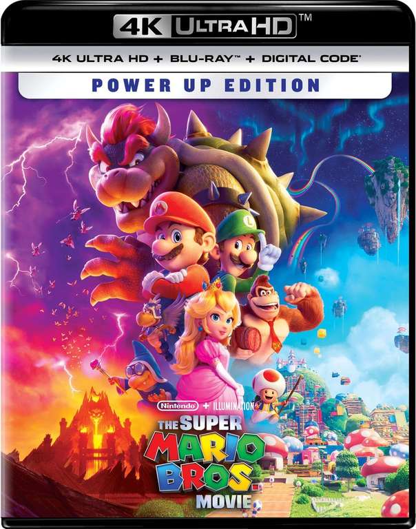 Amazon: The Super Mario Bros. Movie (4K Ultra HD + Blu-ray + Digital (importación)