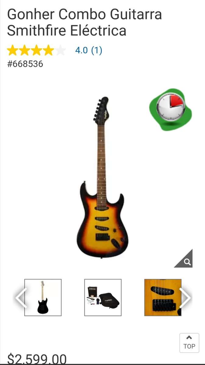 Paquete Guitarra Electrica Smithfire SMI111PACK