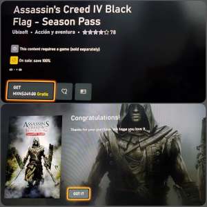 Assassin's Creed IV Black Flag Season Pass Xbox