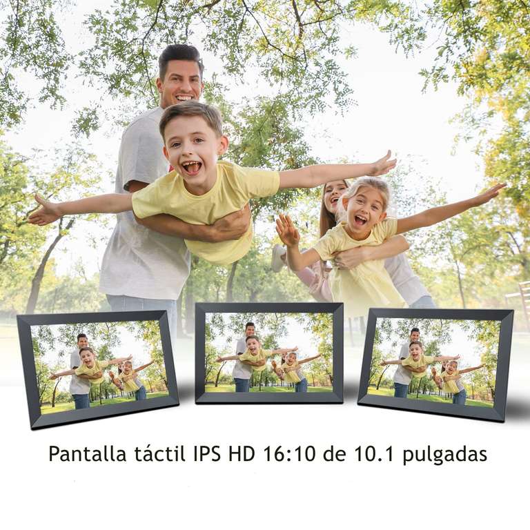 Amazon: Portaretratos Digital WiFi - 10.1 Pulgadas Marco de Fotos Digital con HD IPS Pantalla Táctil, Almacenamiento de 32 GB