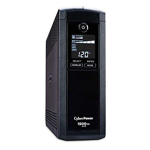 Amazon: CyberPower CP1500AVRLCD - Mini-torre SPI 1500 VA/900W