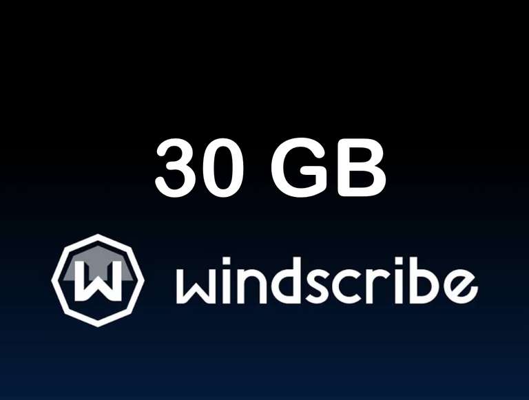 Windscribe: 30 GB para navegar con código (VPN)