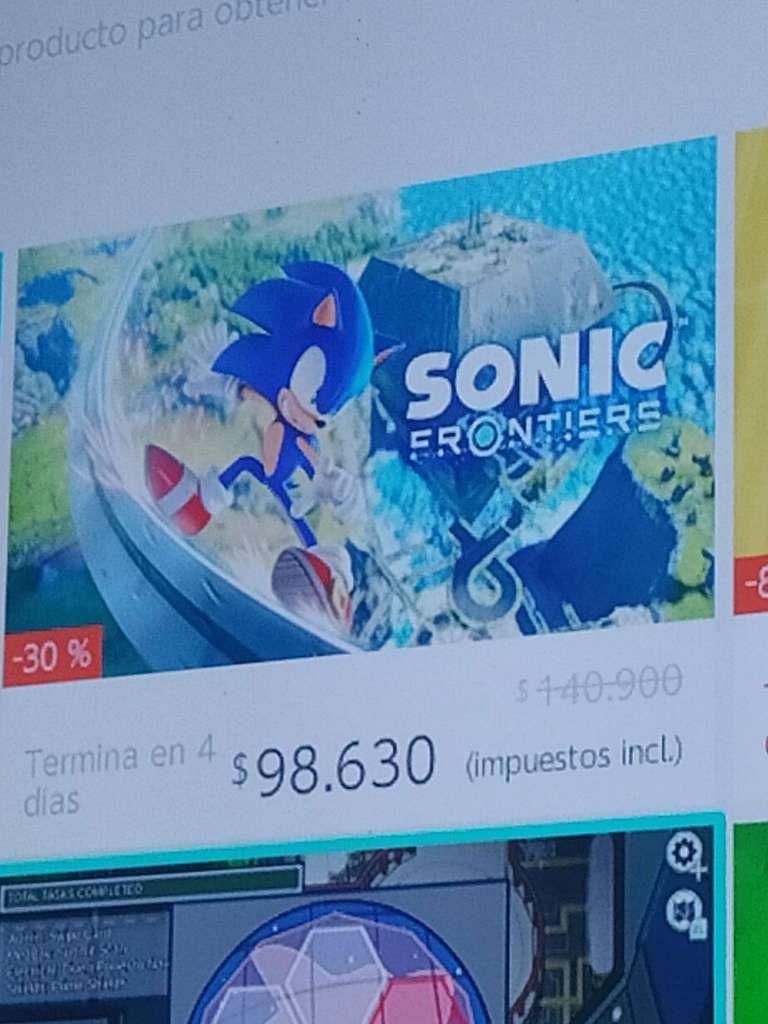 Sonic Frontiers en Nintendo eShop Colombia Switch
