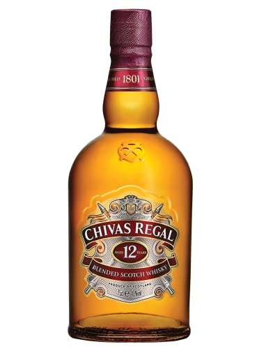 Amazon: Chivas Regal Whisky 12 años botella 750ml