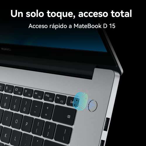 Amazon: HUAWEI MateBook D 15 Ryzen 7 5700U 16GB + 512, 15.6 Pulgadas, Fast Charging 65W, Windows 11 Home