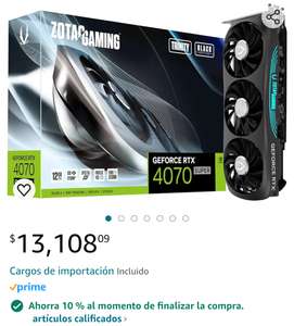 Amazon: Zotac 4070 Súper Trinity Black Edition
