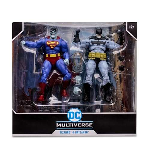 Amazon: McFarlane 2 Pack Figuras DC Collector - Bizarro & Batzarro