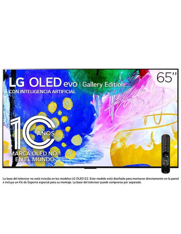 Liverpool: Pantalla LG OLED Smart TV de 65 pulgadas 4k/Dolby Atmos OLED65G2PSA con WebOS
