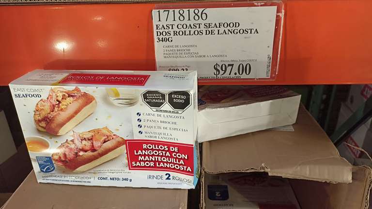 Costco: Dos rollos de langosta a la mantequilla - Polanco