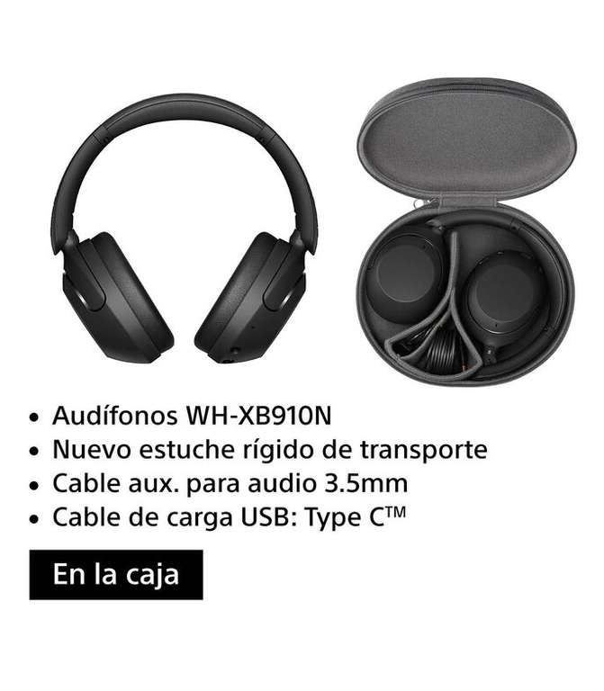 El Palacio de Hierro: Sony Audífonos Inalámbricos Bluetooth XB910N/B Negros ($3085 con PH1RACOM21 en 1a compra)