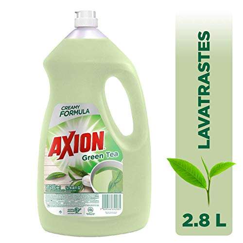 Amazon: Axion Lavatrastes Líquido Green Tea 2.8L | Planea y Ahorra, envío gratis con Prime