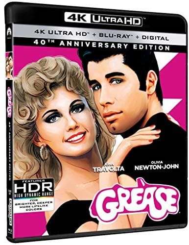 Amazon: Grease 4k + Blu ray + Digital | Envío gratis con Prime