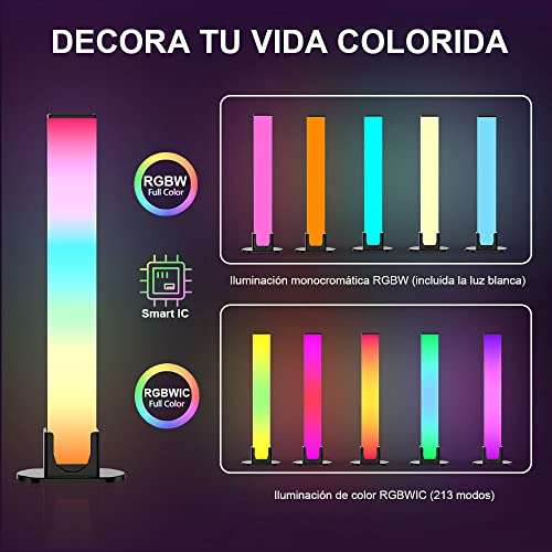 Amazon: Barra de Luz Led Color Por Voz Compatible Alexa RGBWIC 2 pza