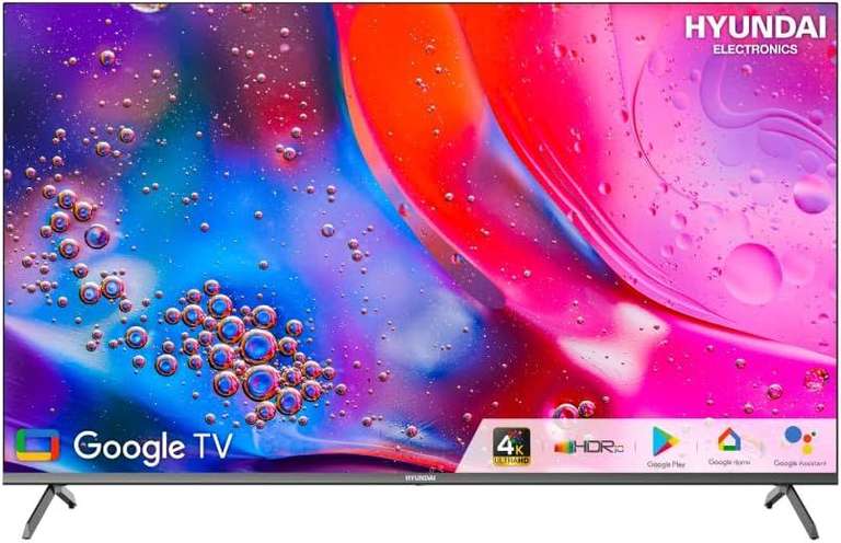Office Depot: Pantalla 50" Android Tv, 4k, Hyundai, Asistente voz, Dolby Vision ($4,079 con paypal)