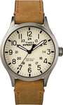 Amazon: Reloj Timex Scout con correa de piel